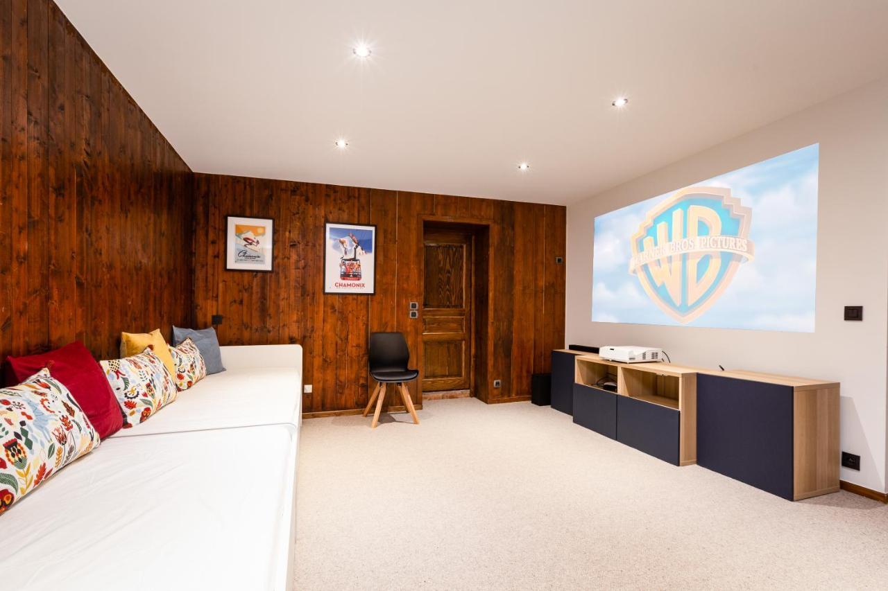 Chalet Les Praz - 280Sqm - Sauna Cinema Fitness - 5 Bedrooms In Heart Of Les Praz - By Cozee Rentals シャモニー エクステリア 写真